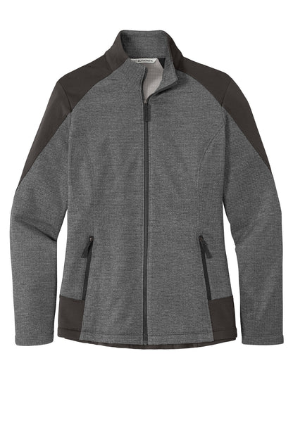 Port Authority Ladies Grid Fleece Jacket. L239