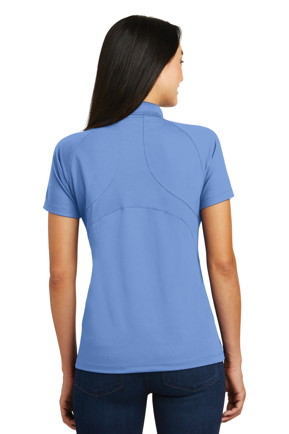 Sport-Tek Ladies Dri-Mesh Pro Polo. L474