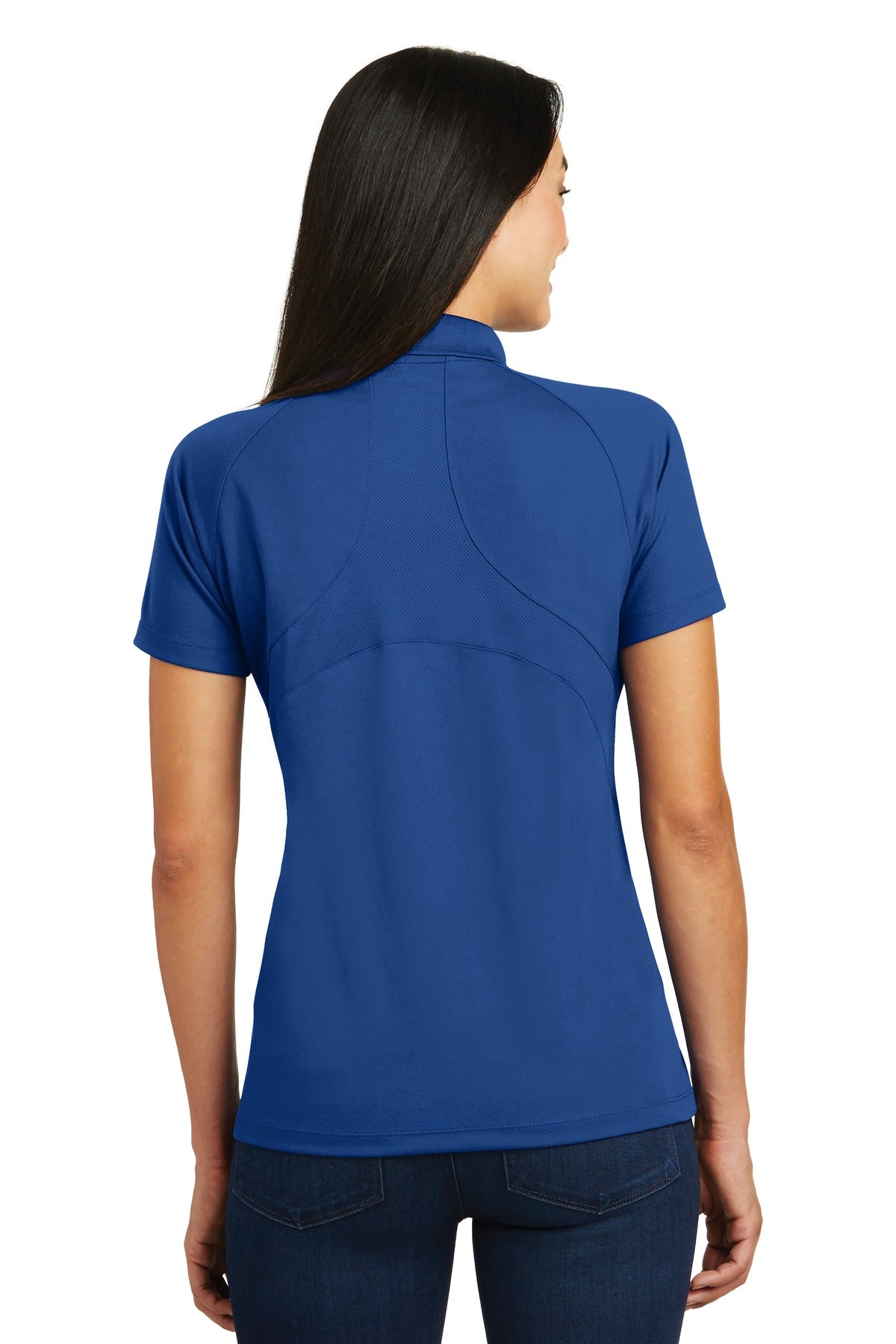 Sport-Tek Ladies Dri-Mesh Pro Polo. L474