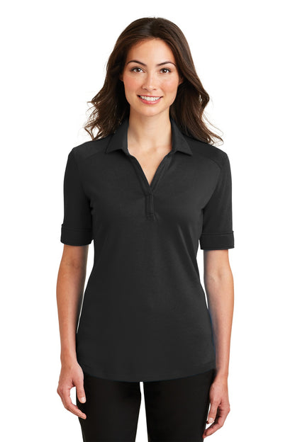 Port Authority Ladies Silk Touch™ Interlock Performance Polo. L5200