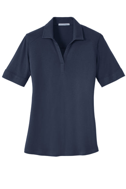 Port Authority Ladies Silk Touch™ Interlock Performance Polo. L5200