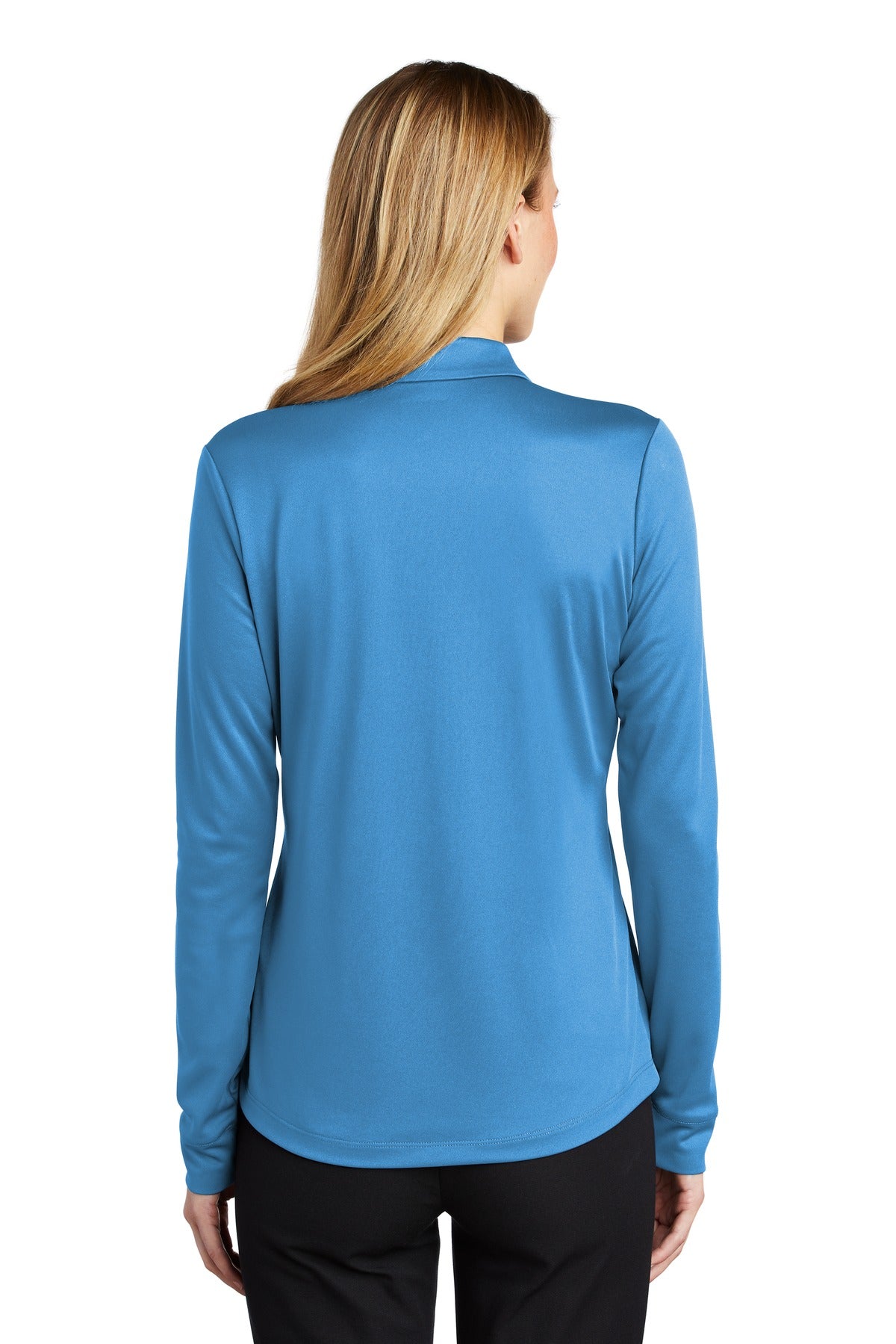 Port Authority Ladies Silk Touch ™ Performance Long Sleeve Polo. L540LS