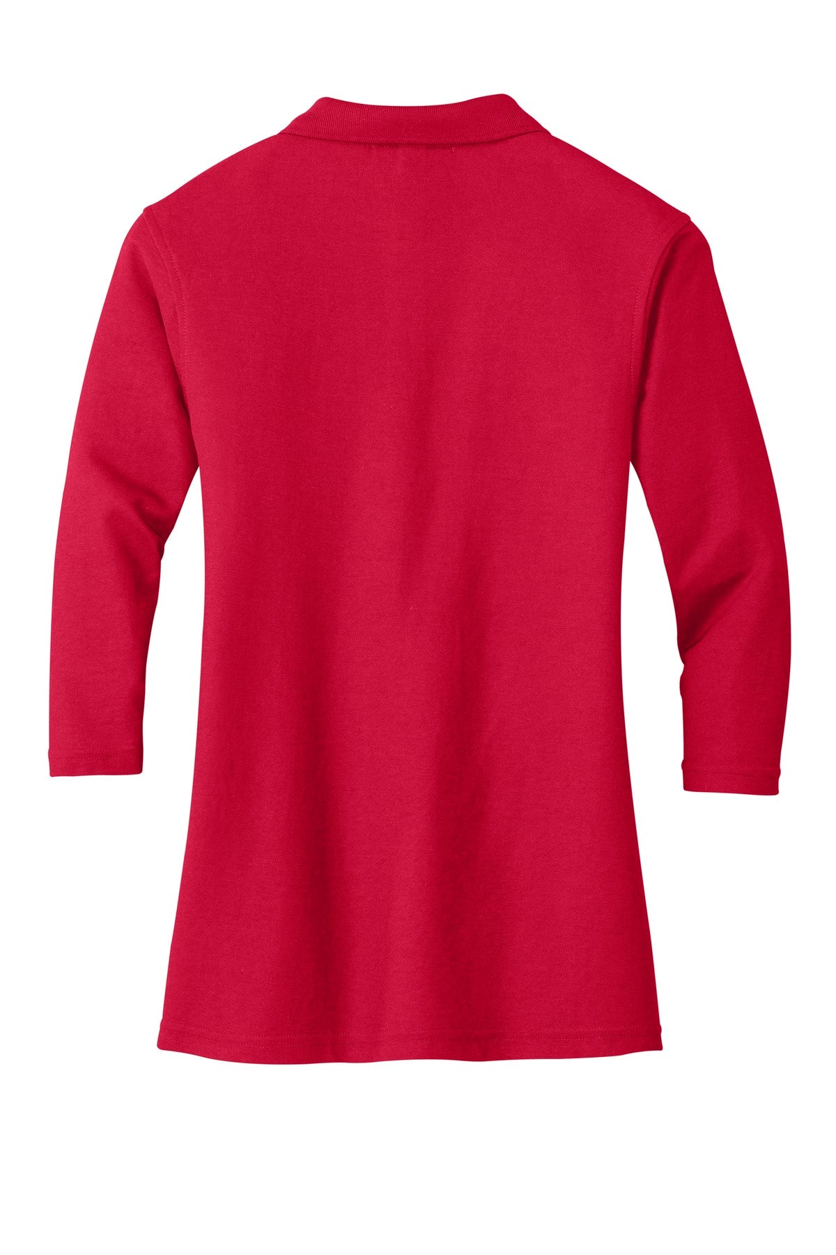 Port Authority Ladies Silk Touch™ 3/4-Sleeve Polo. L562