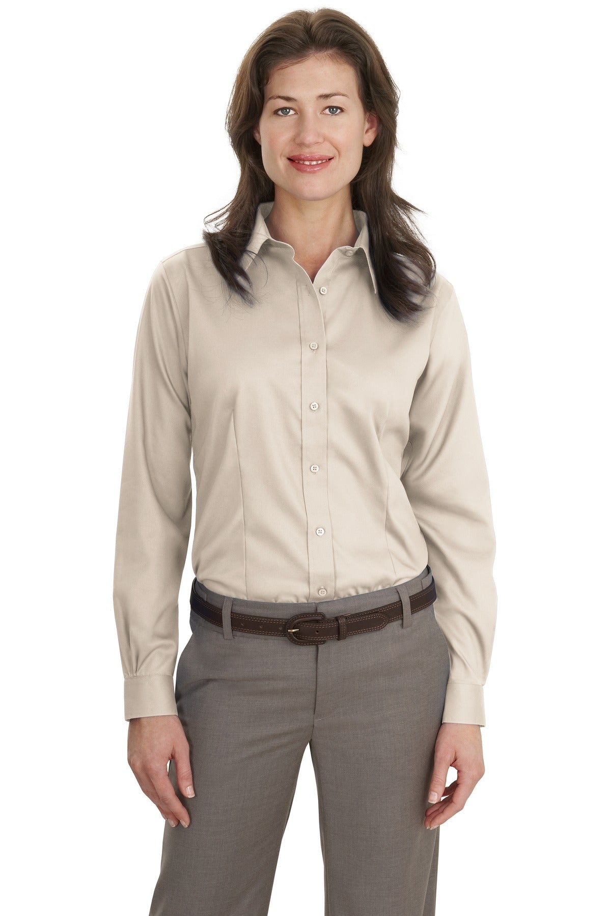 Port Authority Ladies Non-Iron Twill Shirt. L638