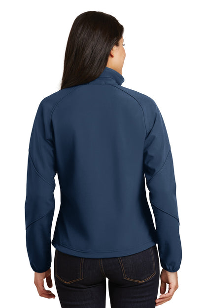 Port Authority Ladies Textured Soft Shell Jacket. L705