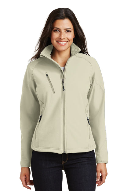 Port Authority Ladies Textured Soft Shell Jacket. L705