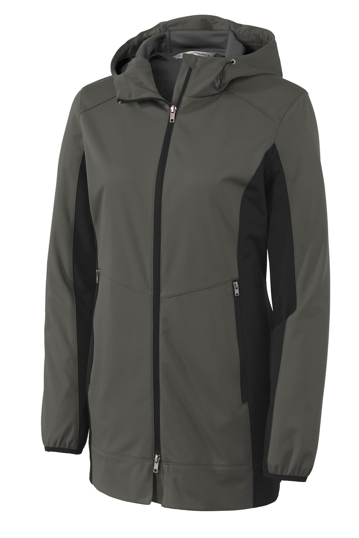 Port Authority Ladies Active Hooded Soft Shell Jacket. L719