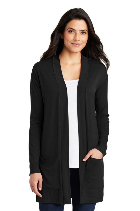 Port Authority Ladies Concept Long Pocket Cardigan . LK5434