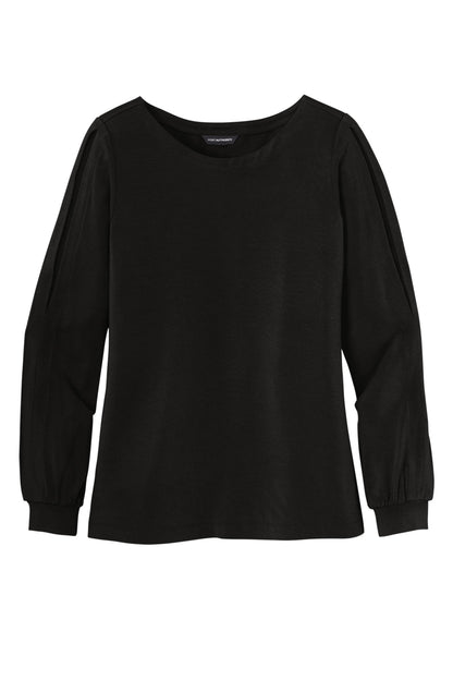 Port Authority Ladies Luxe Knit Jewel Neck Top. LK5600