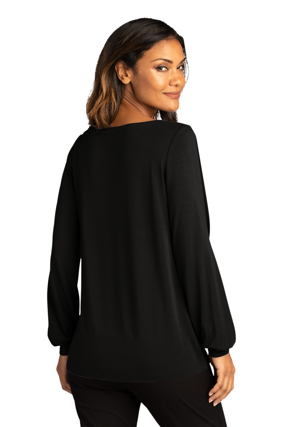 Port Authority Ladies Luxe Knit Jewel Neck Top. LK5600