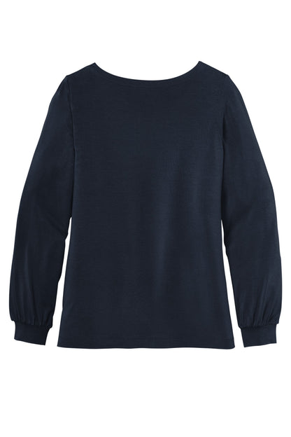 Port Authority Ladies Luxe Knit Jewel Neck Top. LK5600