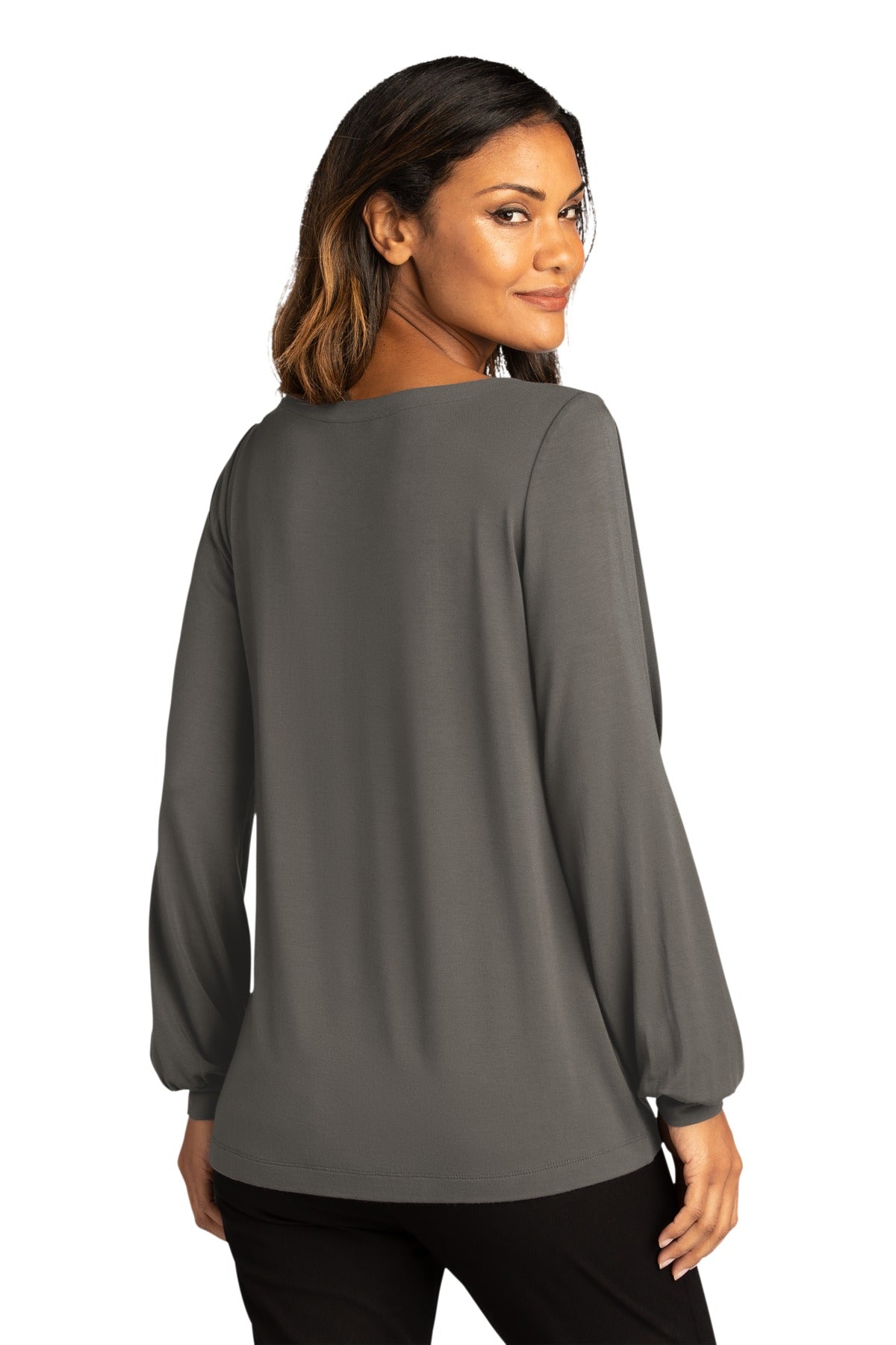 Port Authority Ladies Luxe Knit Jewel Neck Top. LK5600