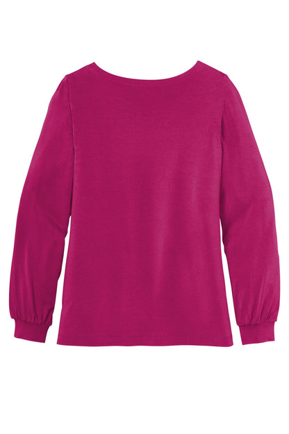 Port Authority Ladies Luxe Knit Jewel Neck Top. LK5600