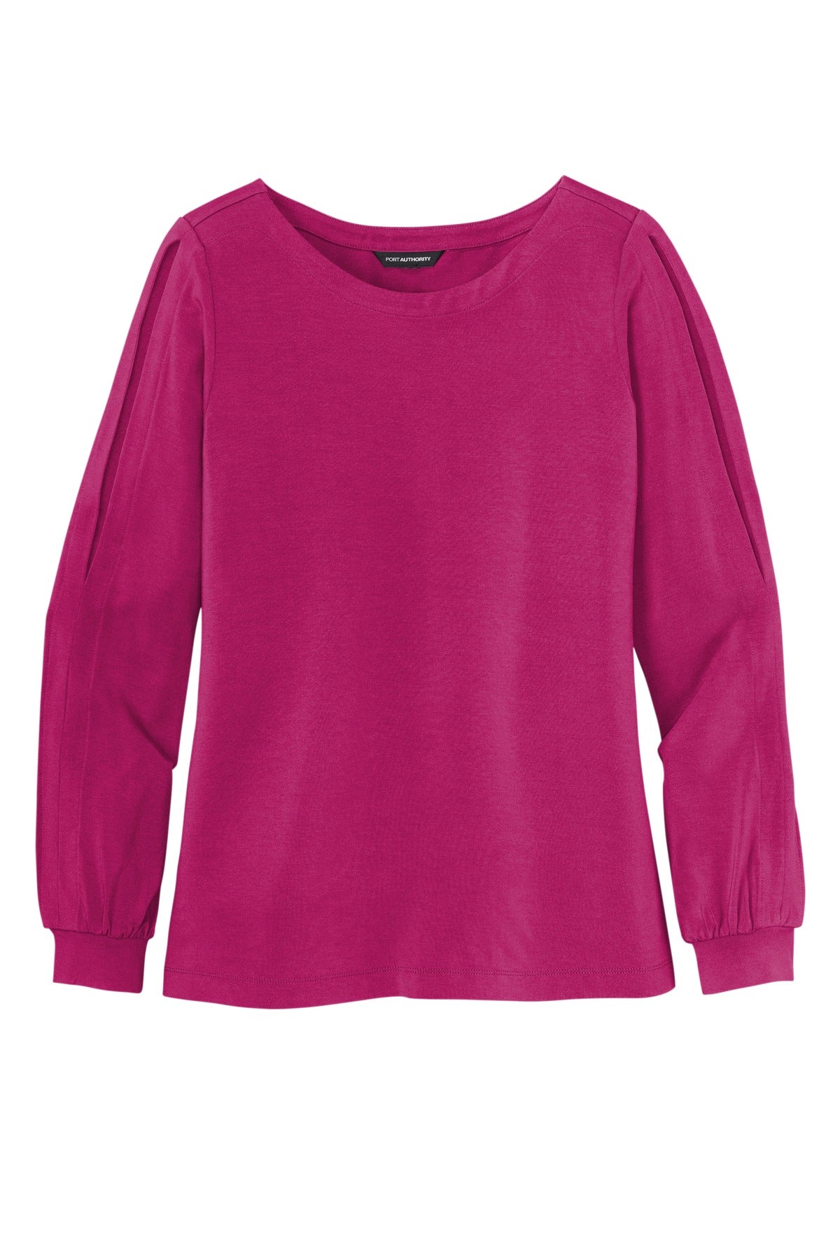 Port Authority Ladies Luxe Knit Jewel Neck Top. LK5600