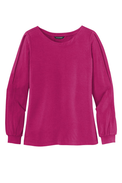 Port Authority Ladies Luxe Knit Jewel Neck Top. LK5600