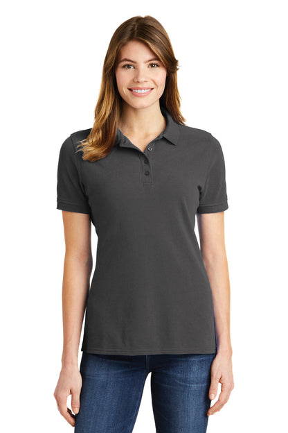 Port & Company Ladies Combed Ring Spun Pique Polo. LKP1500