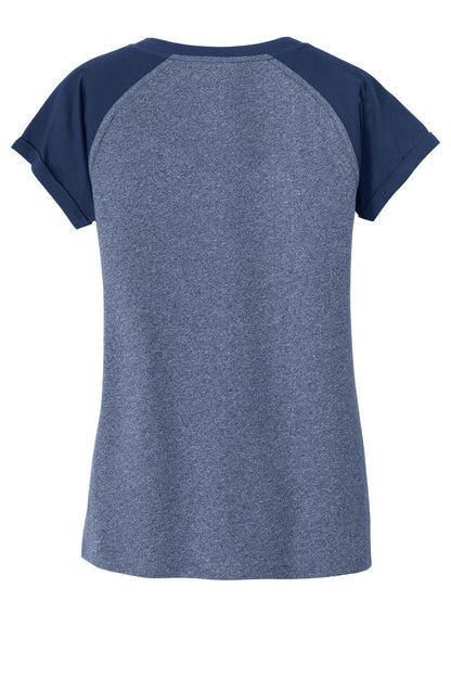 New Era Ladies Heritage Blend Varsity Tee. LNEA107