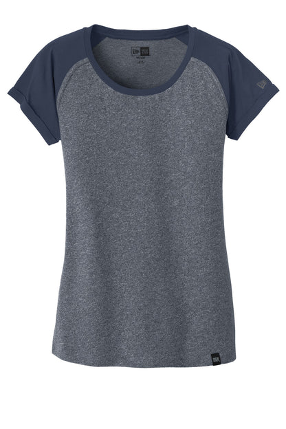 New Era Ladies Heritage Blend Varsity Tee. LNEA107