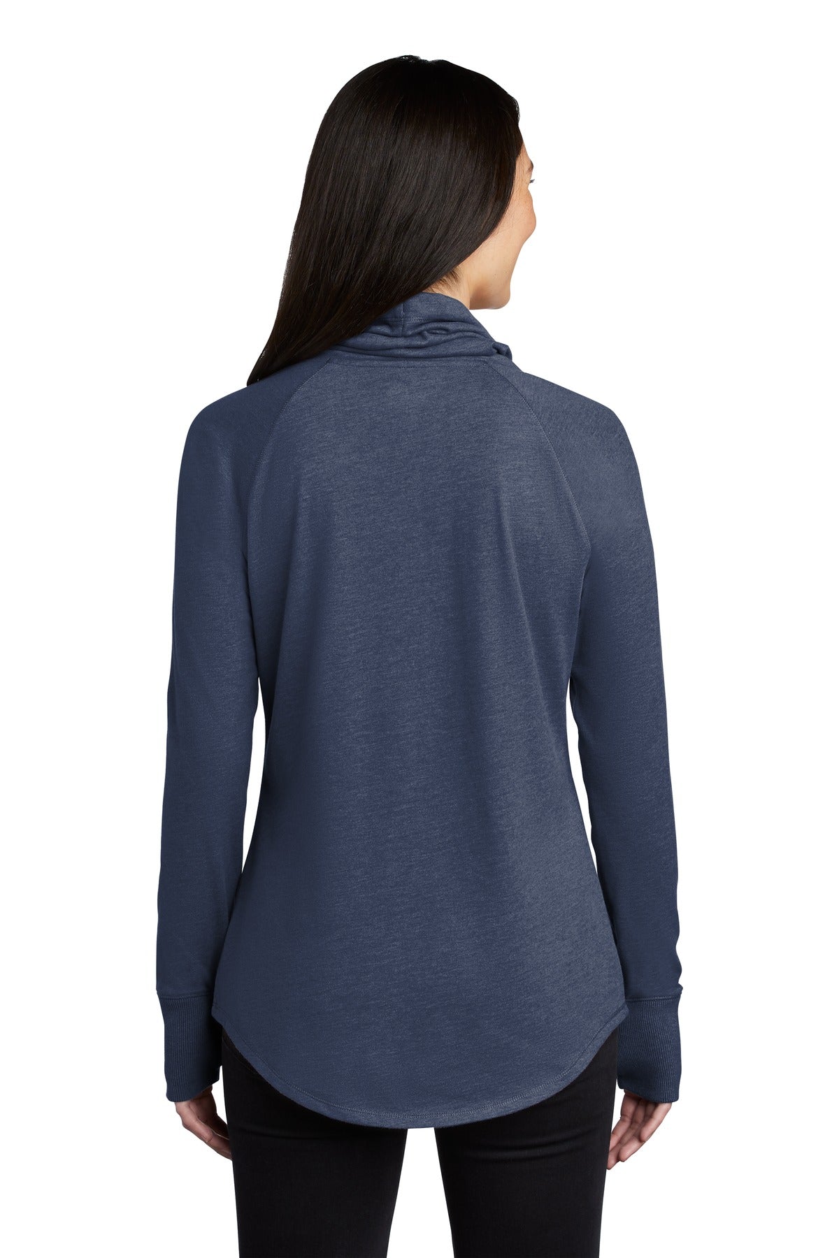 New Era Ladies Sueded Cotton Blend Cowl Tee LNEA123