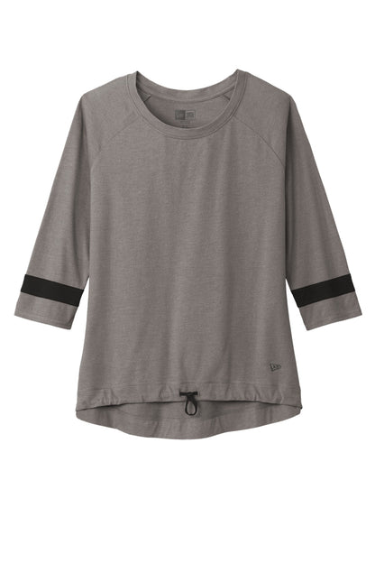 New Era Ladies Tri-Blend 3/4-Sleeve Tee LNEA136