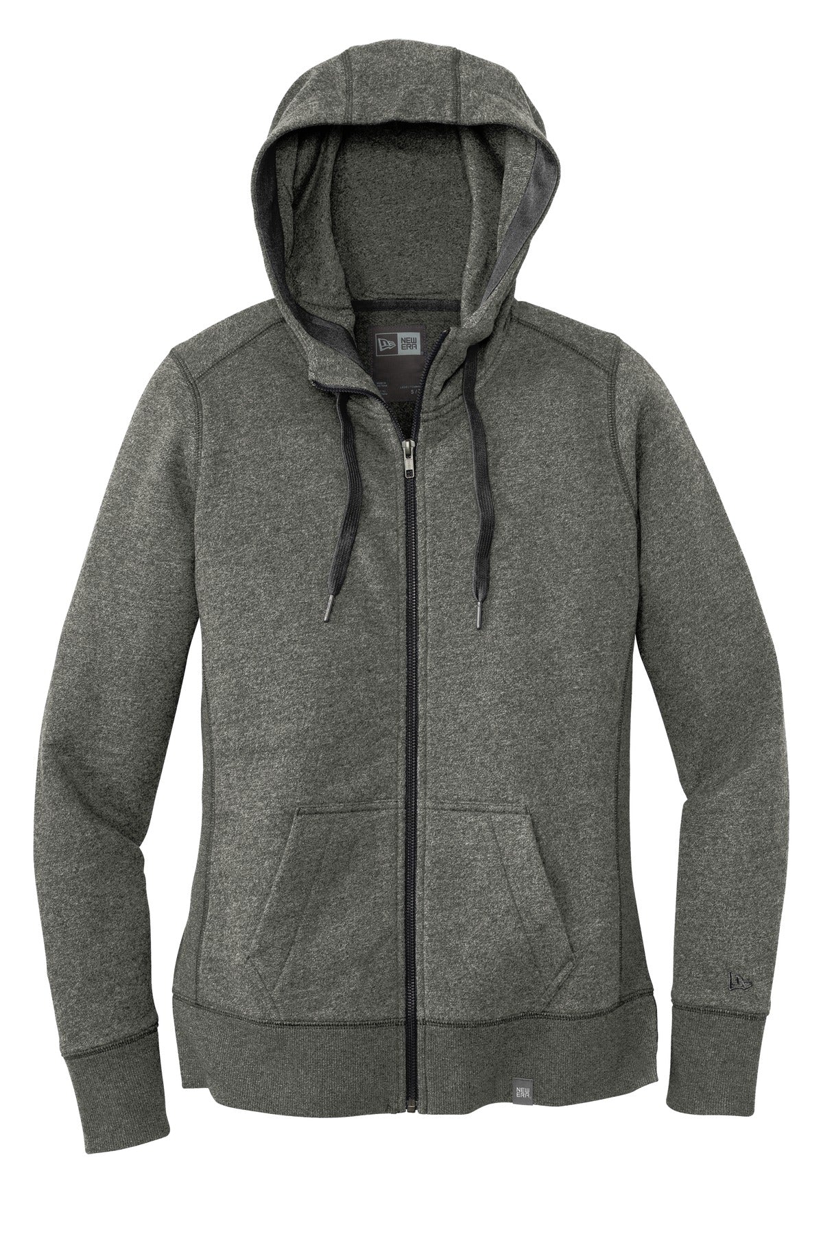 New Era Ladies French Terry Full-Zip Hoodie. LNEA502