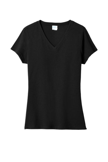 Port & Company Ladies Fan Favorite ™ Blend V-Neck Tee. LPC455V