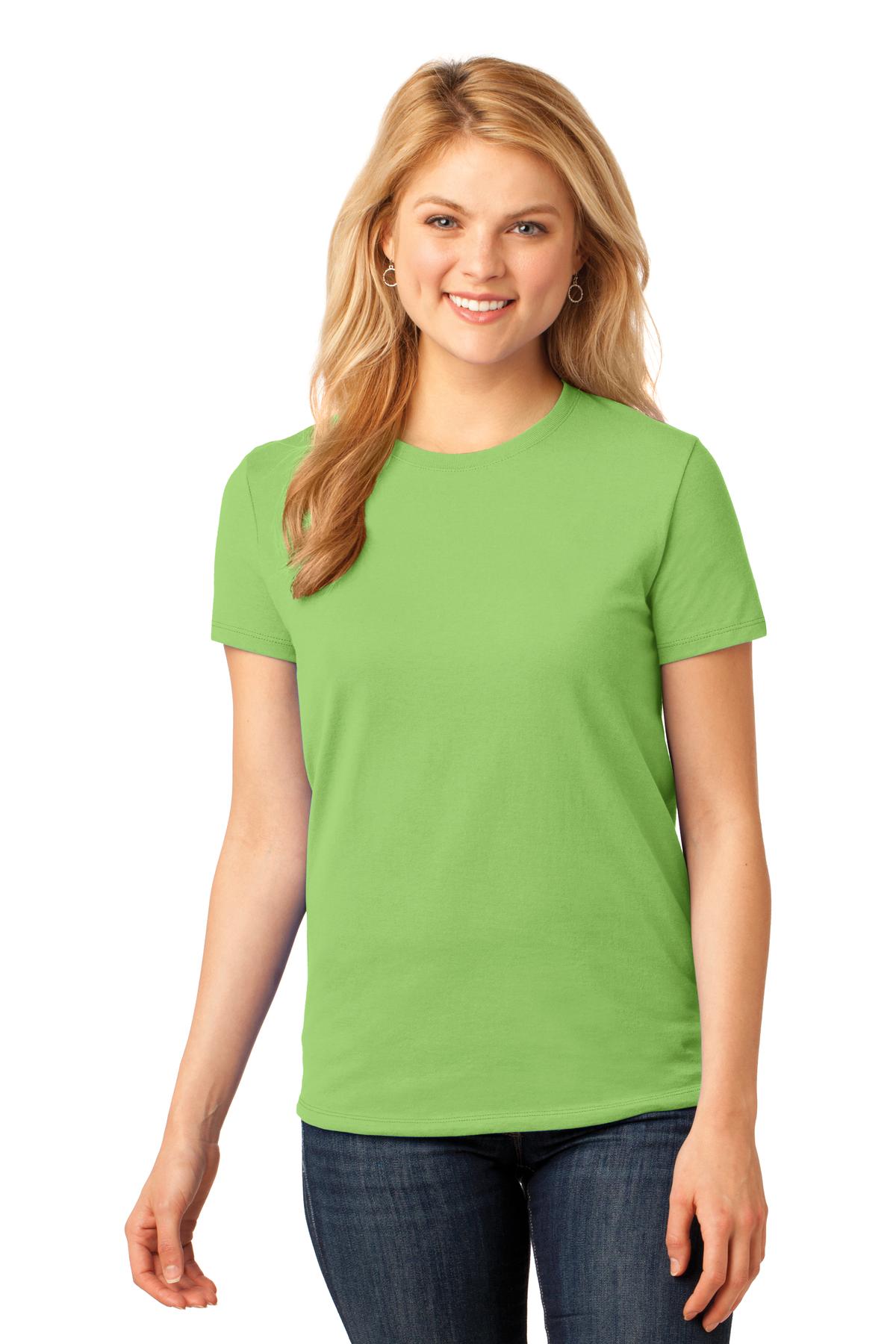 Port & Company Ladies Core Cotton Tee. LPC54