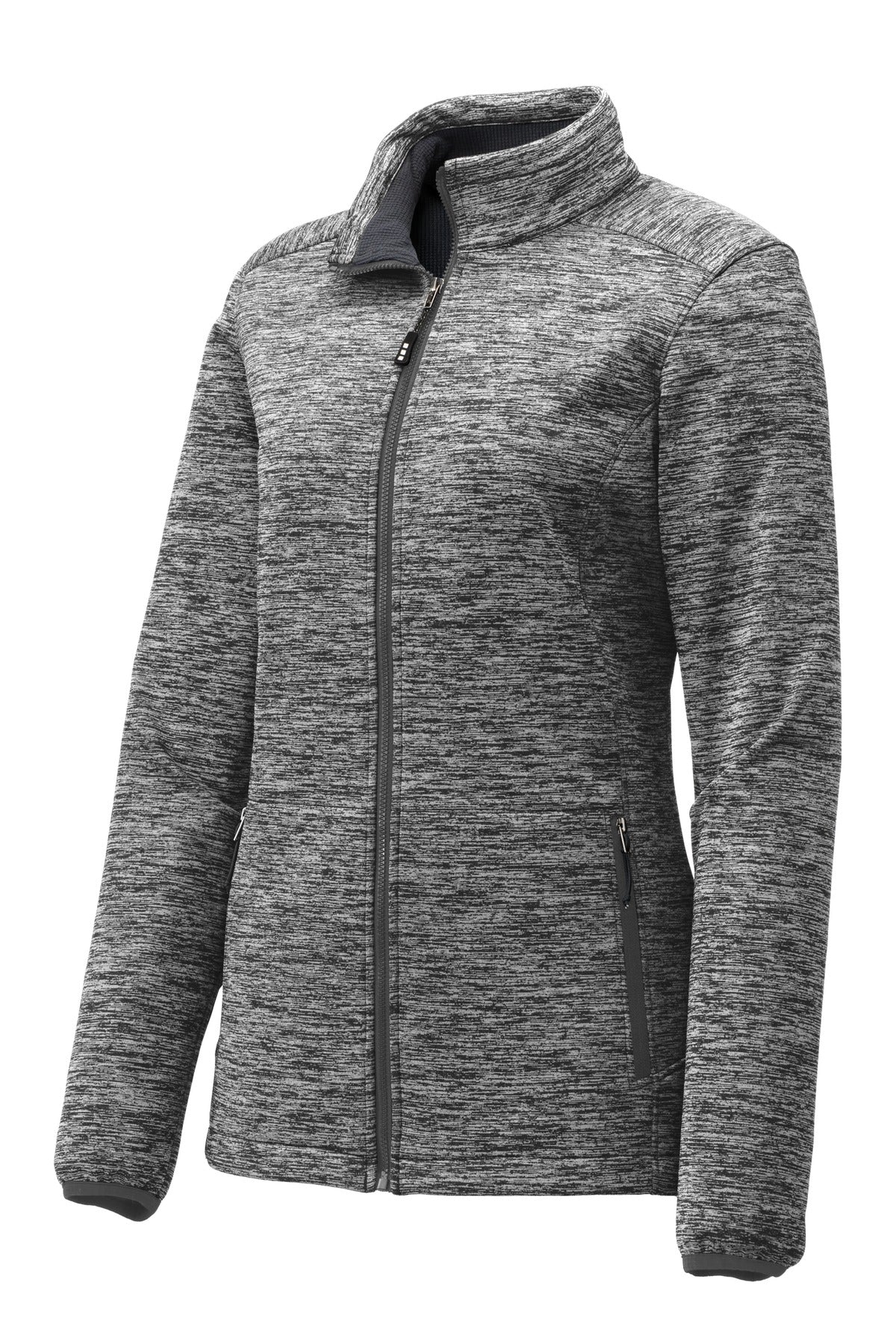 Sport-Tek Ladies PosiCharge Electric Heather Soft Shell Jacket. LST30