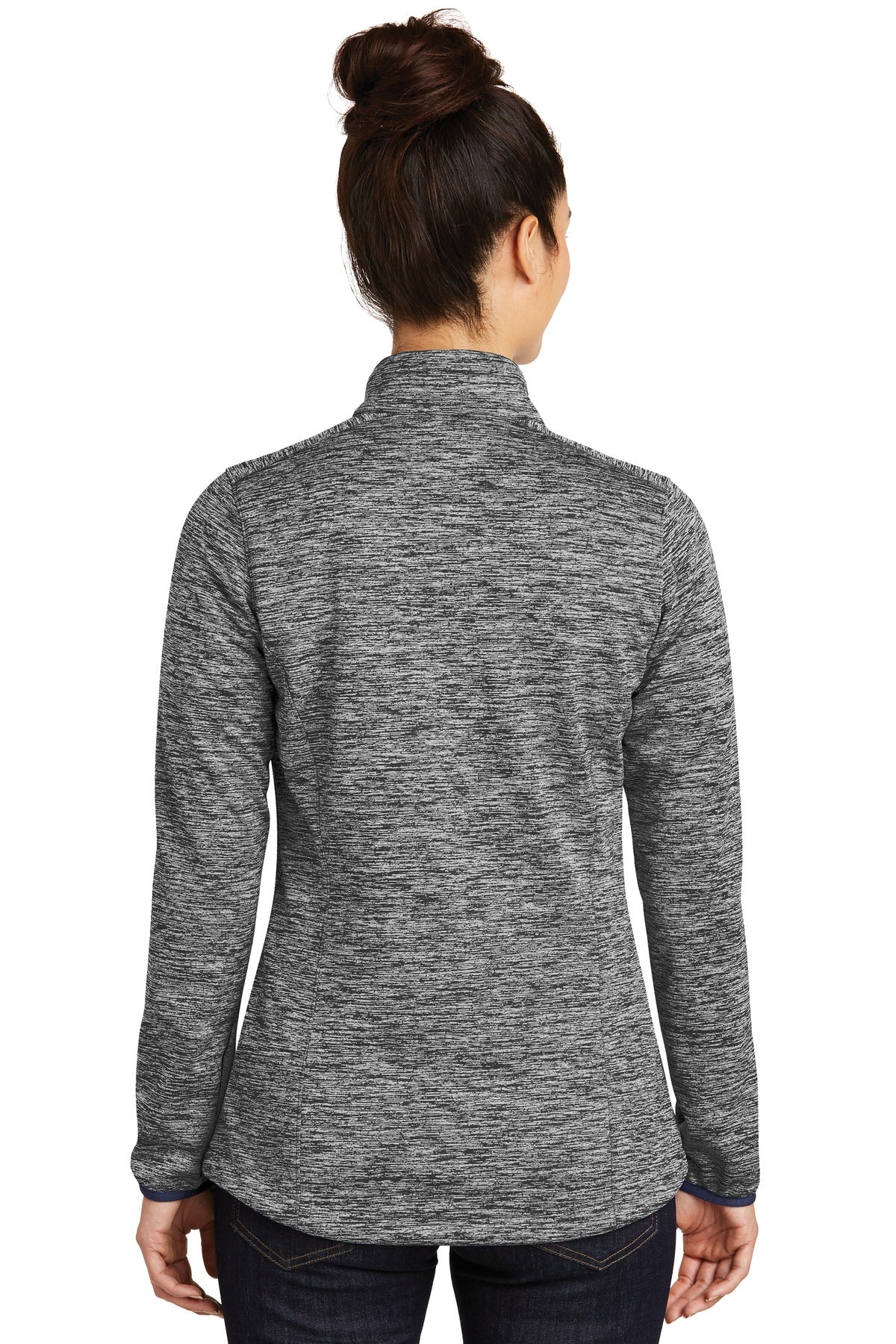 Sport-Tek Ladies PosiCharge Electric Heather Soft Shell Jacket. LST30