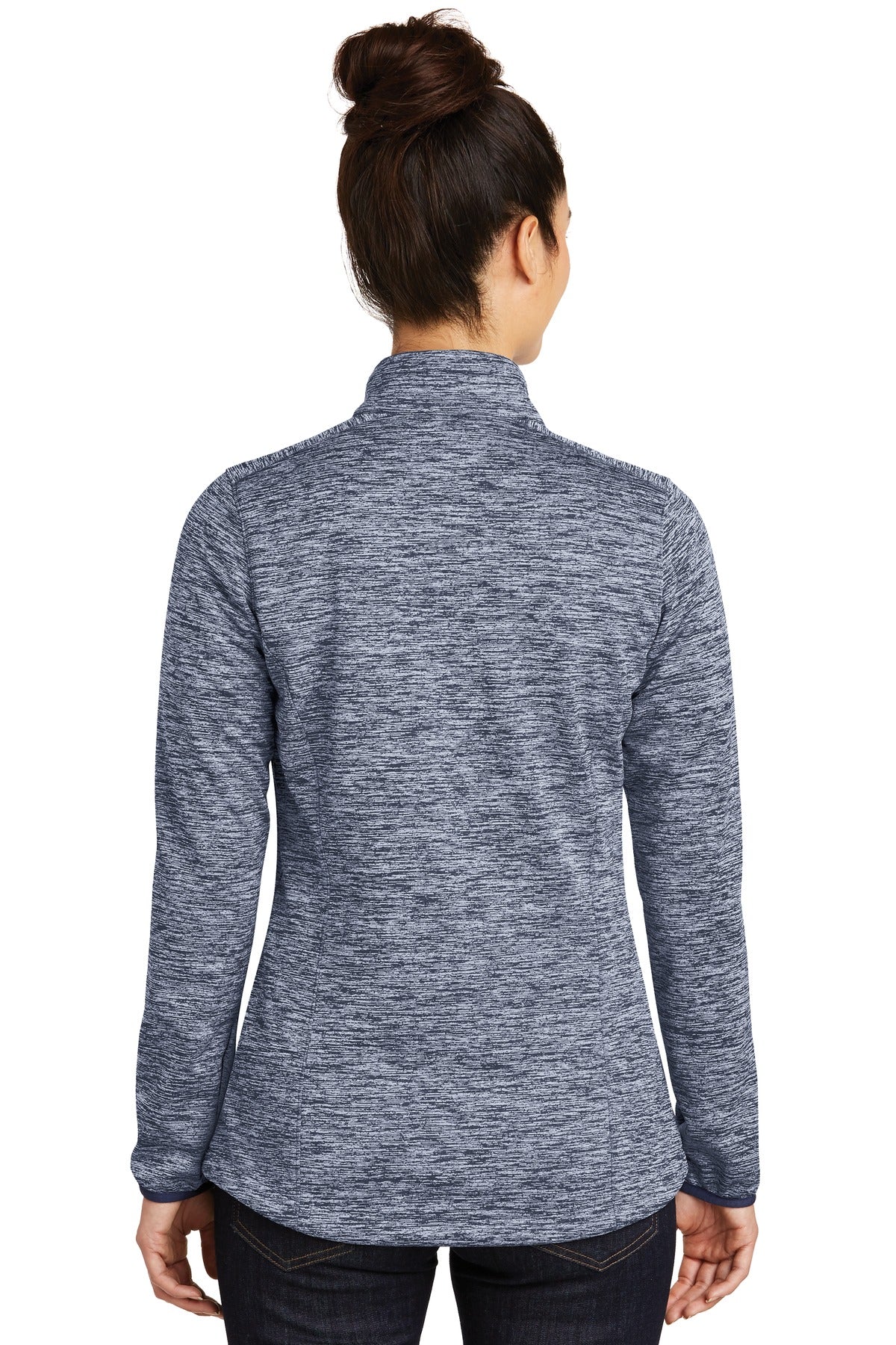 Sport-Tek Ladies PosiCharge Electric Heather Soft Shell Jacket. LST30