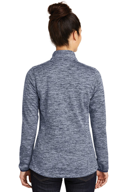 Sport-Tek Ladies PosiCharge Electric Heather Soft Shell Jacket. LST30