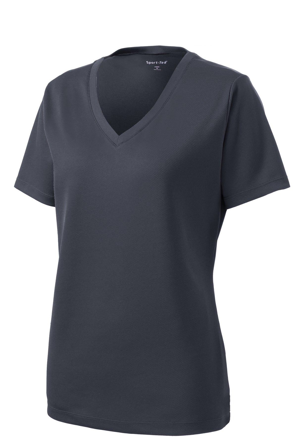 Sport-Tek Ladies PosiCharge RacerMesh V-Neck Tee. LST340