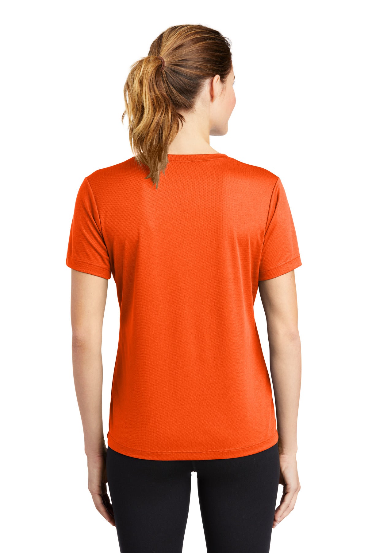 Sport-Tek Ladies PosiCharge RacerMesh V-Neck Tee. LST340