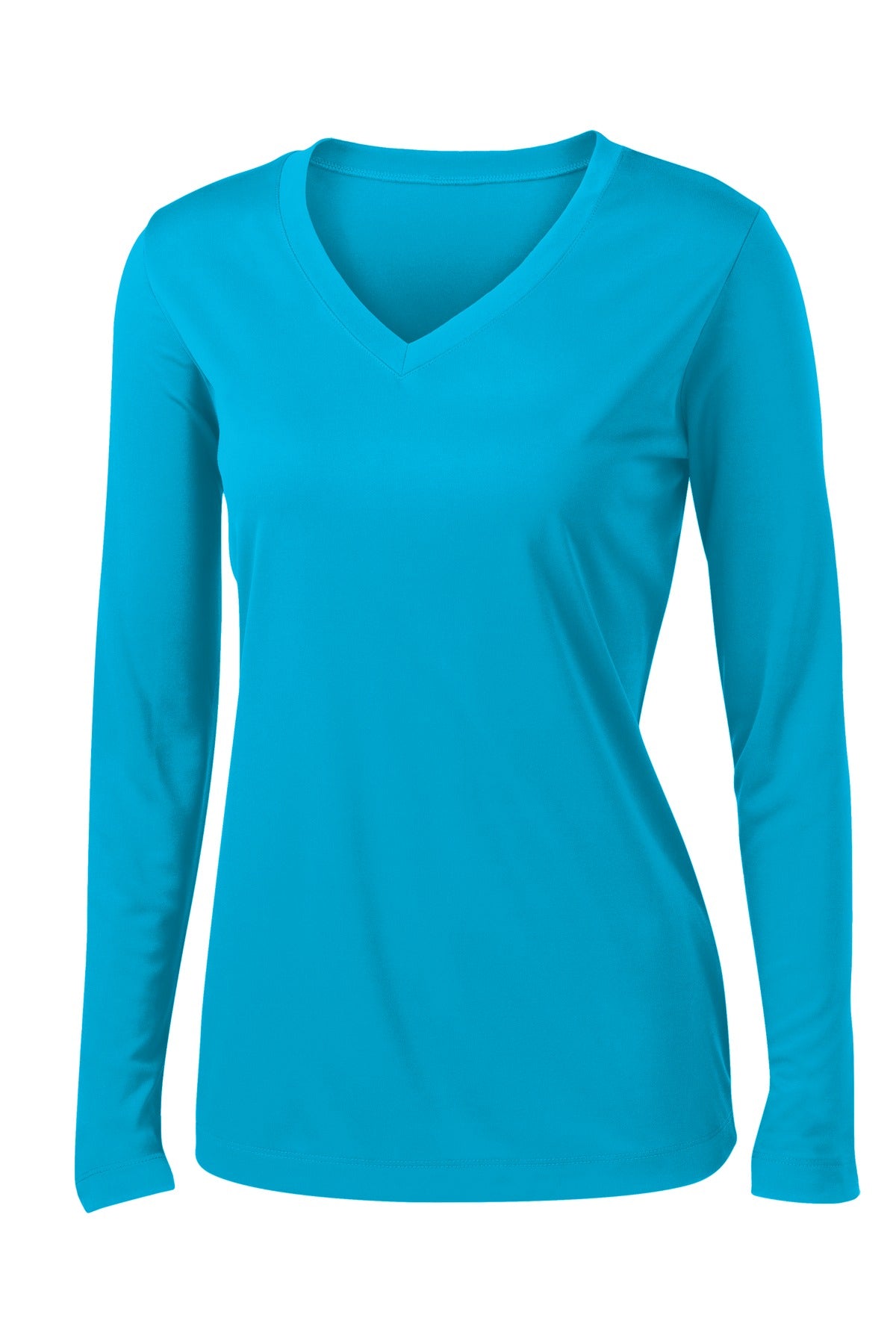 Sport-Tek Ladies Long Sleeve PosiCharge Competitor™ V-Neck Tee. LST353LS