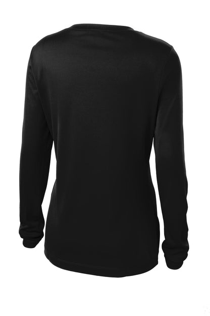 Sport-Tek Ladies Long Sleeve PosiCharge Competitor™ V-Neck Tee. LST353LS