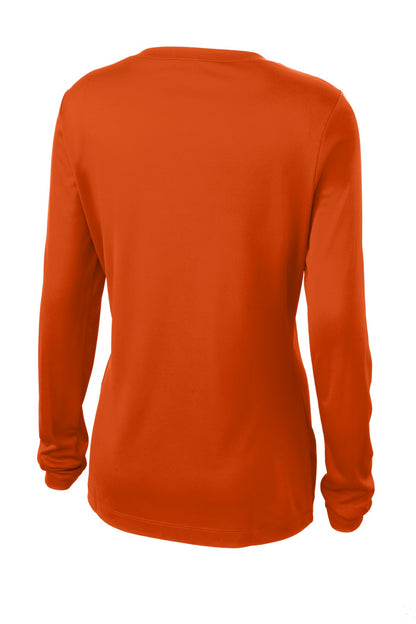 Sport-Tek Ladies Long Sleeve PosiCharge Competitor™ V-Neck Tee. LST353LS
