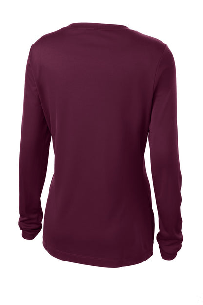 Sport-Tek Ladies Long Sleeve PosiCharge Competitor™ V-Neck Tee. LST353LS