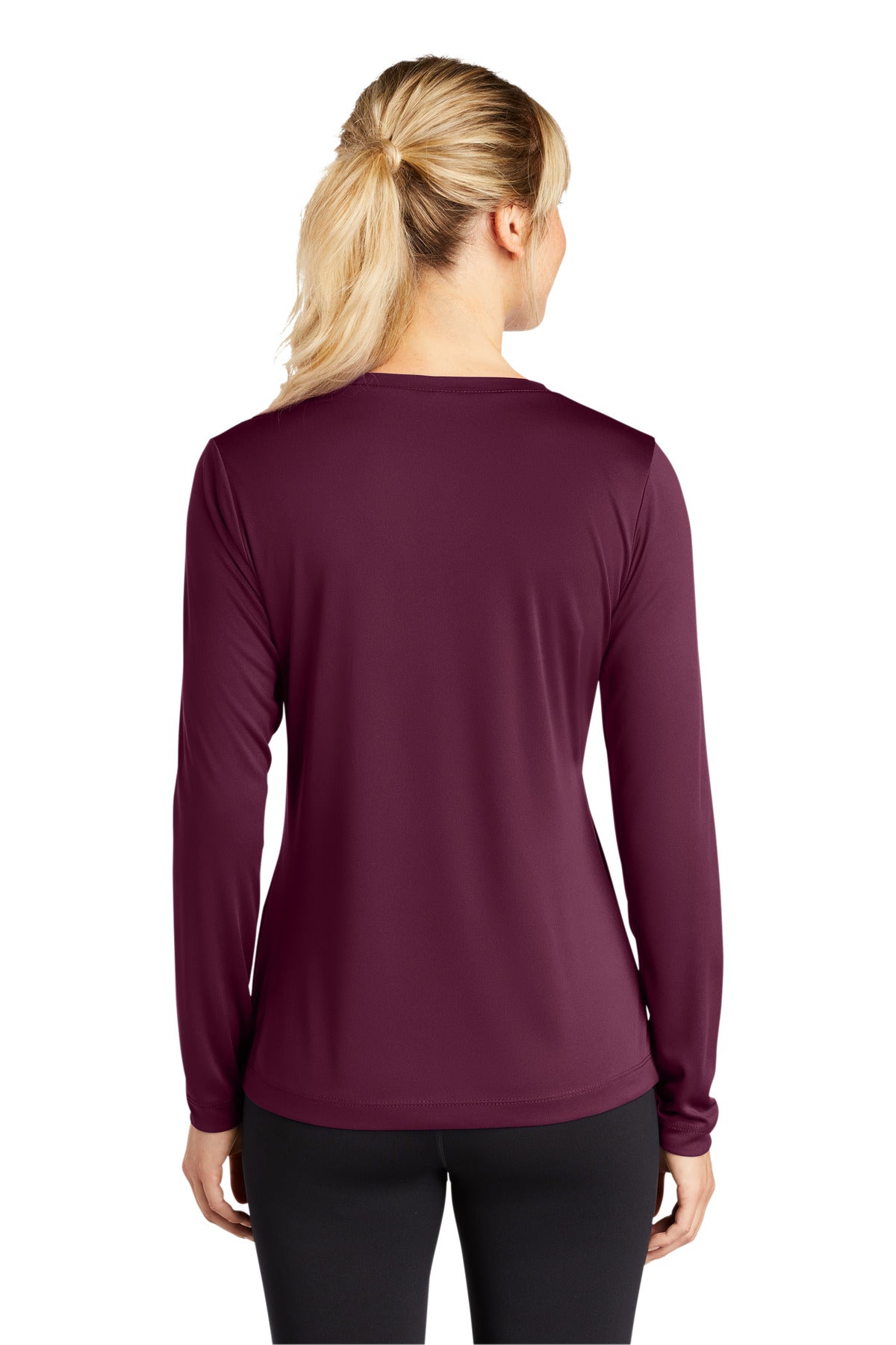 Sport-Tek Ladies Long Sleeve PosiCharge Competitor™ V-Neck Tee. LST353LS