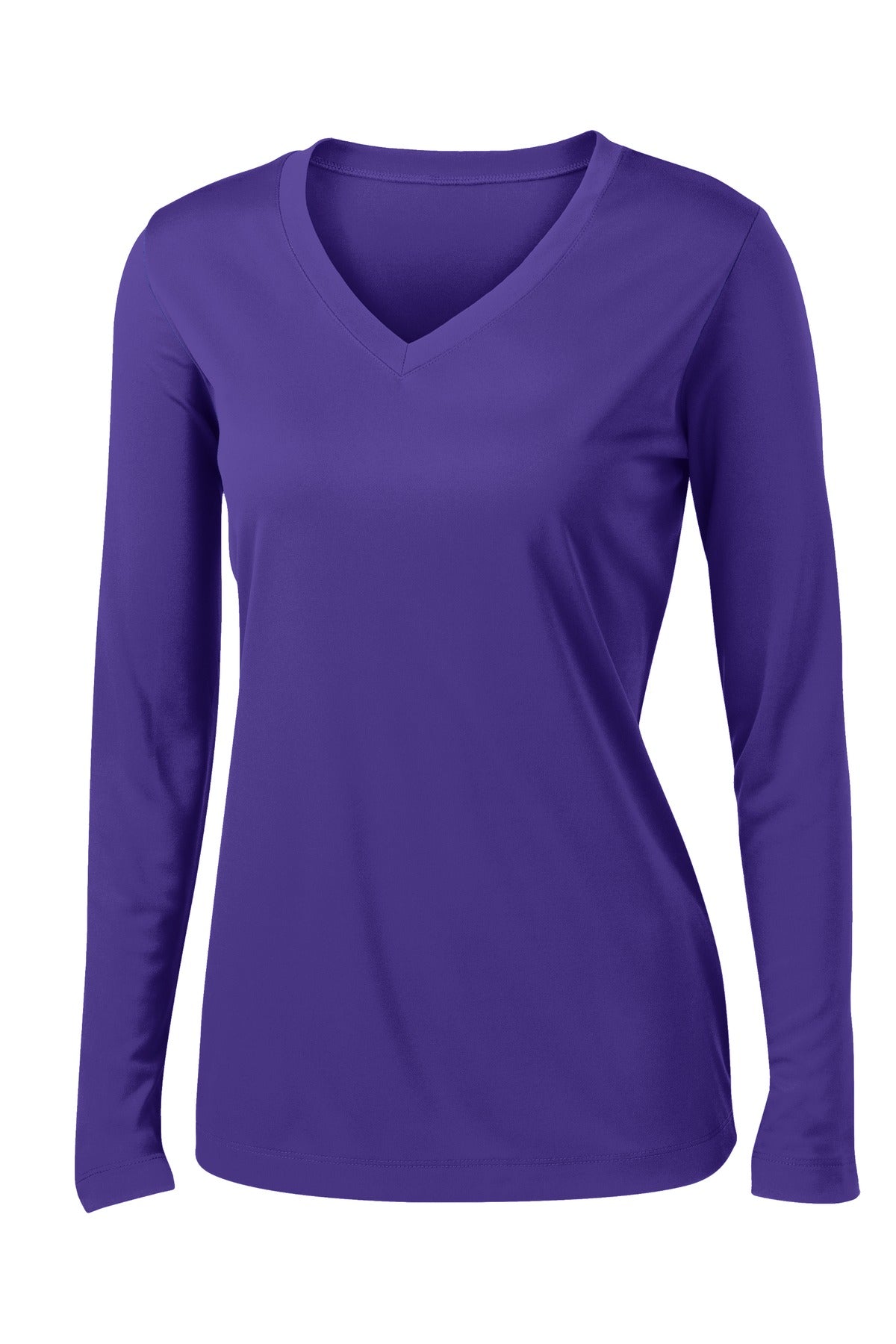 Sport-Tek Ladies Long Sleeve PosiCharge Competitor™ V-Neck Tee. LST353LS