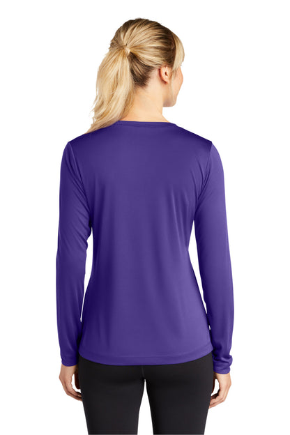 Sport-Tek Ladies Long Sleeve PosiCharge Competitor™ V-Neck Tee. LST353LS
