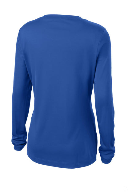 Sport-Tek Ladies Long Sleeve PosiCharge Competitor™ V-Neck Tee. LST353LS