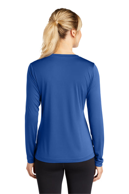 Sport-Tek Ladies Long Sleeve PosiCharge Competitor™ V-Neck Tee. LST353LS