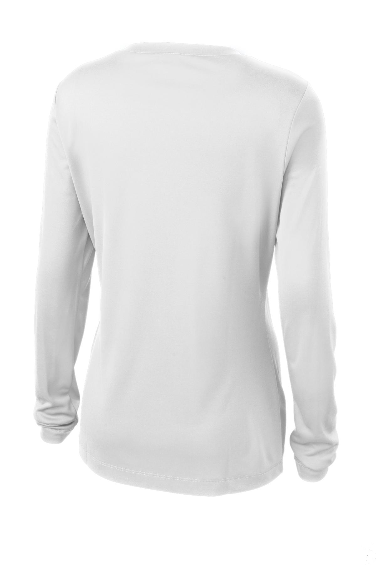 Sport-Tek Ladies Long Sleeve PosiCharge Competitor™ V-Neck Tee. LST353LS