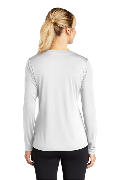 Sport-Tek Ladies Long Sleeve PosiCharge Competitor™ V-Neck Tee. LST353LS