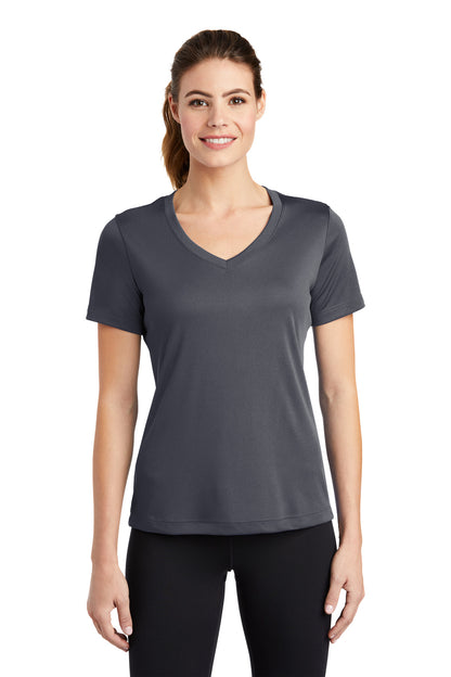 Sport-Tek Ladies PosiCharge Competitor™ V-Neck Tee. LST353