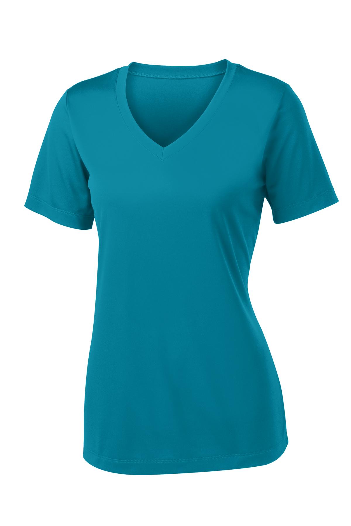 Sport-Tek Ladies PosiCharge Competitor™ V-Neck Tee. LST353