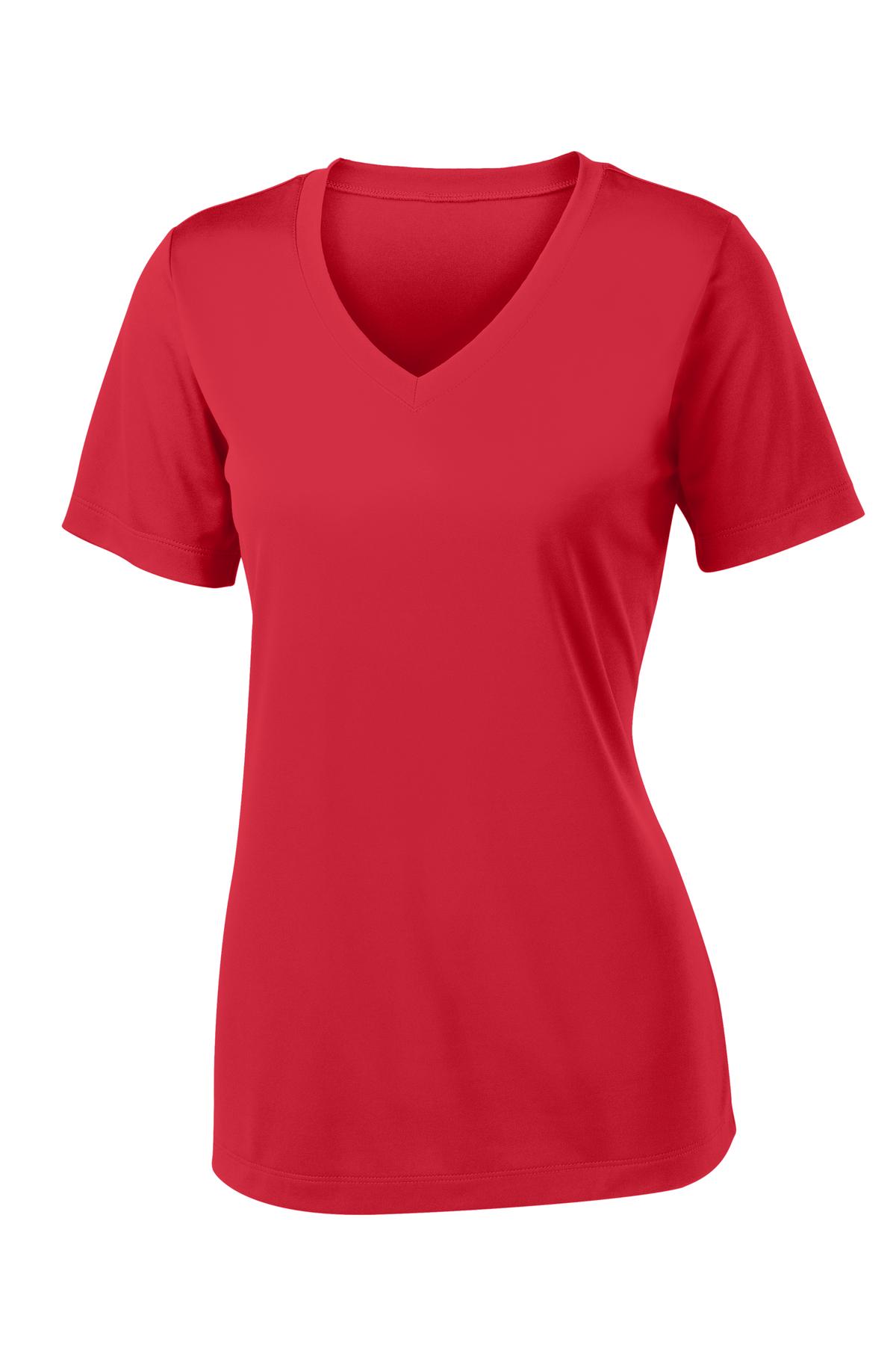 Sport-Tek Ladies PosiCharge Competitor™ V-Neck Tee. LST353