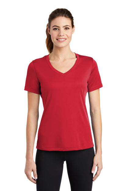 Sport-Tek Ladies PosiCharge Competitor™ V-Neck Tee. LST353