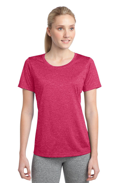 Sport-Tek Ladies Heather Contender™ Scoop Neck Tee. LST360