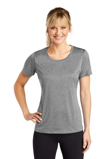 Sport-Tek Ladies Heather Contender™ Scoop Neck Tee. LST360